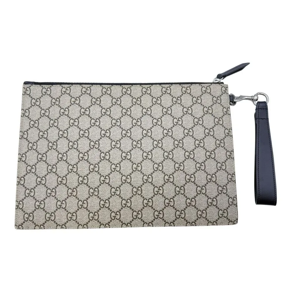 Gucci Medium Strap Clutch Bag with Bee PrintingW Authentic Certificate